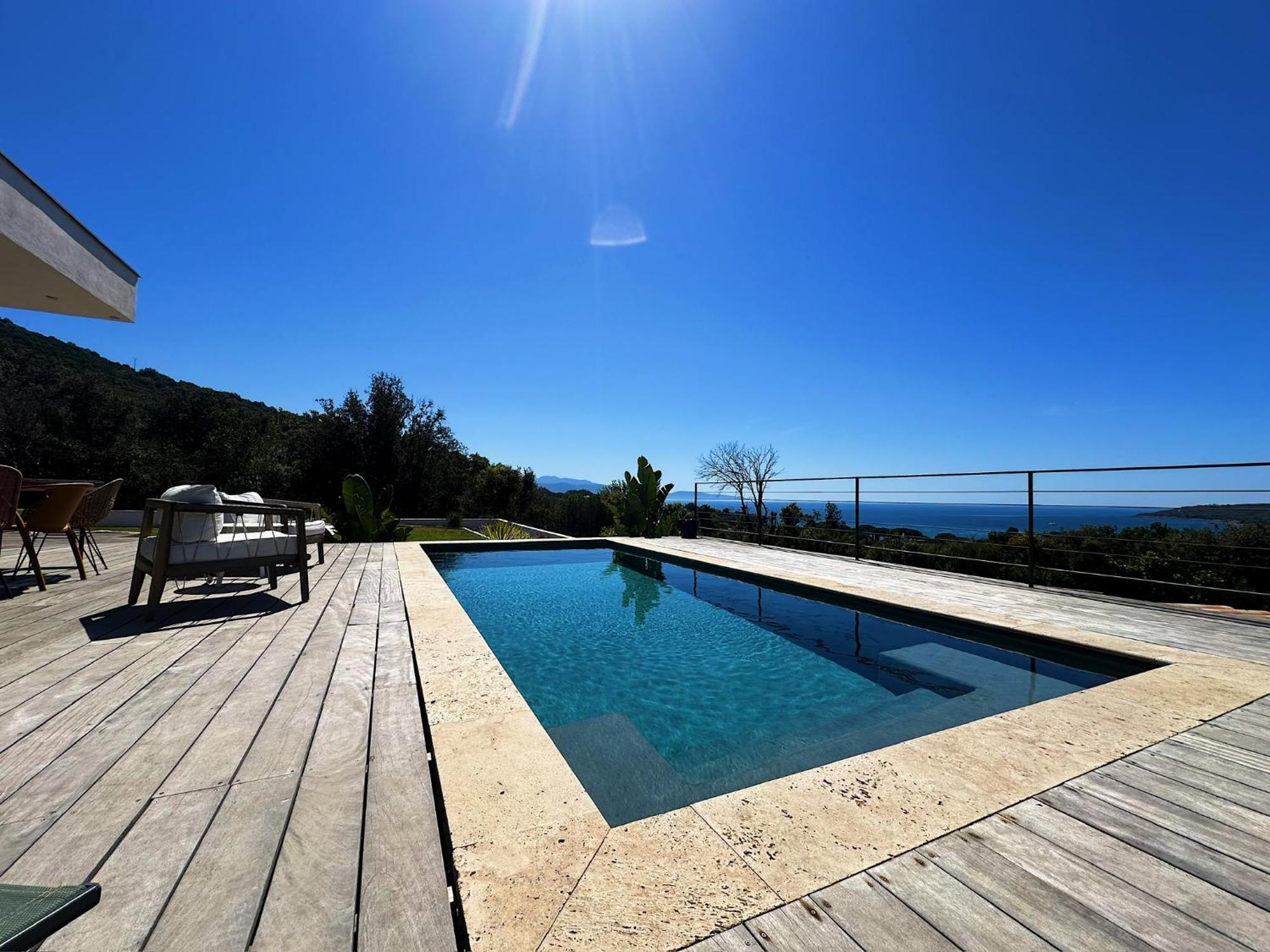 Villas De Standing Avec Magnifique Vue Mer Et Piscines Privees, Sagone Sagone  Exteriér fotografie