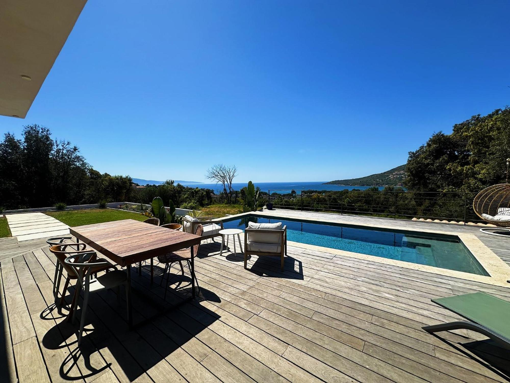 Villas De Standing Avec Magnifique Vue Mer Et Piscines Privees, Sagone Sagone  Exteriér fotografie