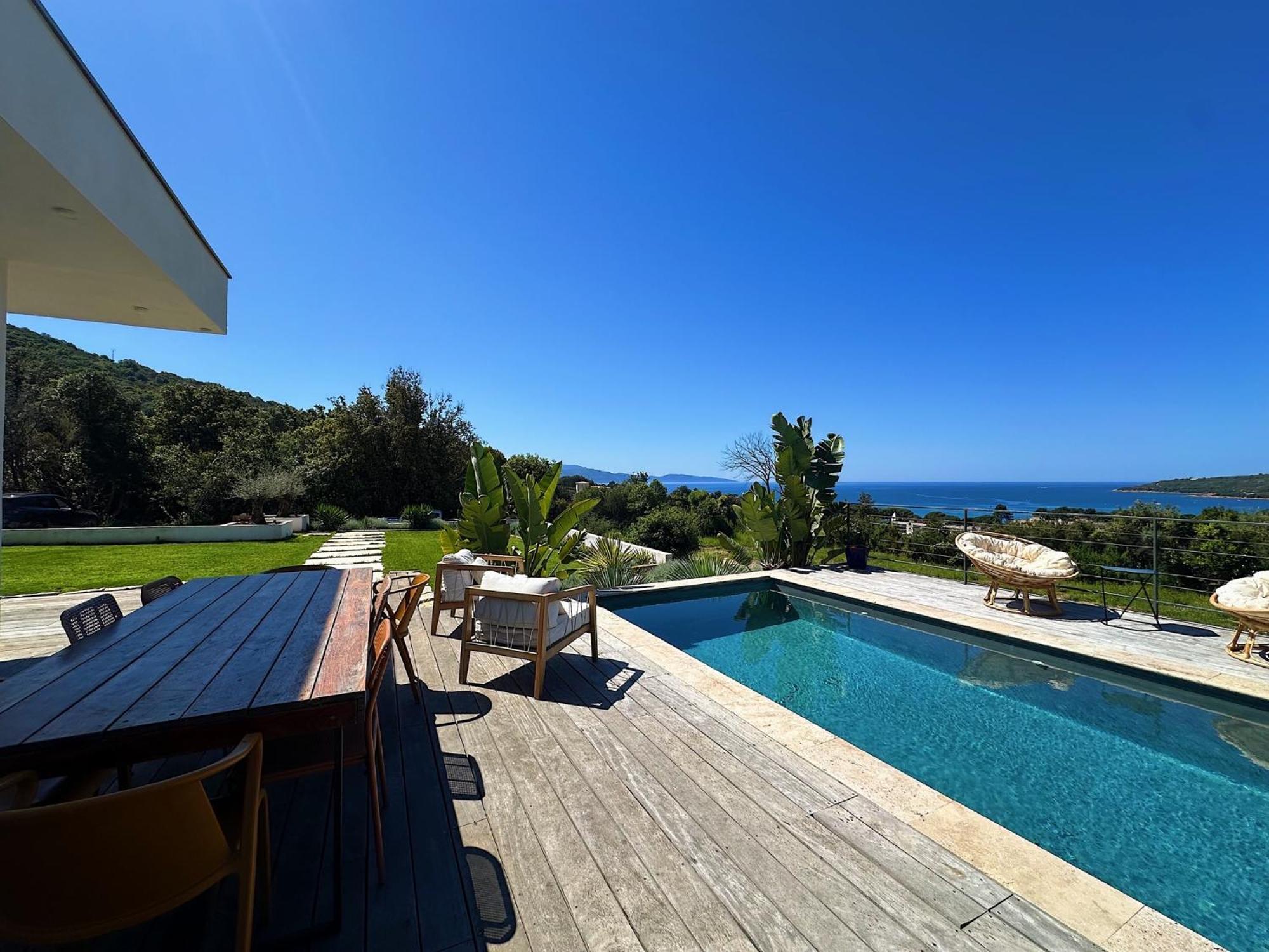 Villas De Standing Avec Magnifique Vue Mer Et Piscines Privees, Sagone Sagone  Exteriér fotografie
